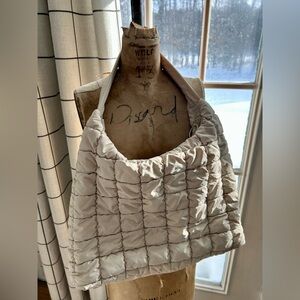 Marks & Spencer Cream Quilted Shoulder Bag